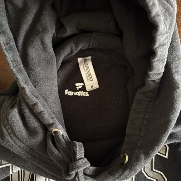 Fanatics Men’s Dallas Cowboys Pullover Hoodie Sweatshirt Black Cotton Blend Sz M - Picture 3 of 6